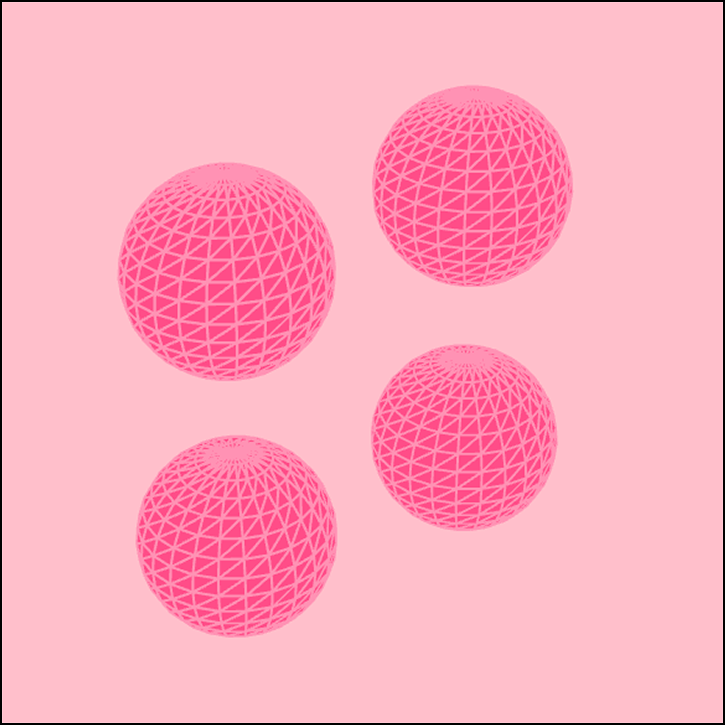 I made 4 sphere which resembles the chair I own with wheels installed. You can freely move the spheres in whatever direction, which in turn continue the audio of the chair rolling across the floor.