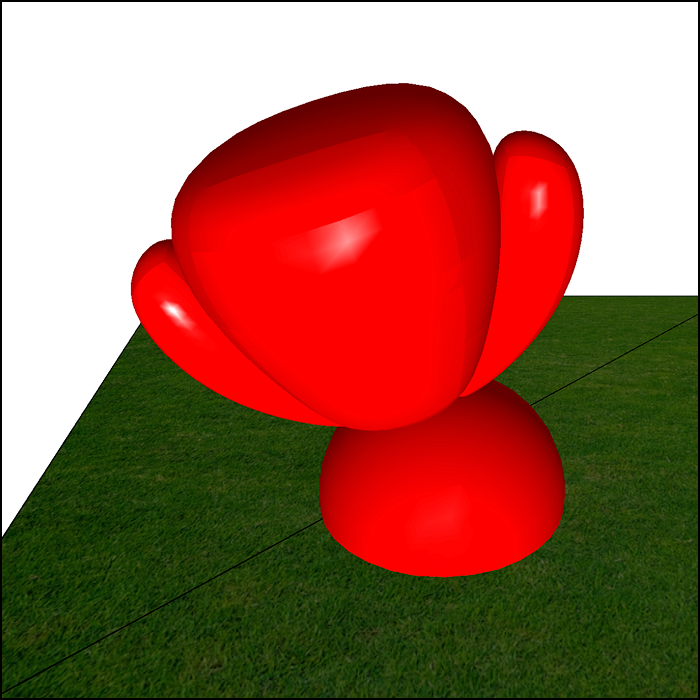 The model, taken from my project 2, auto-rotates and changes color every time a keypad is pressed. You can also control the camera angle.