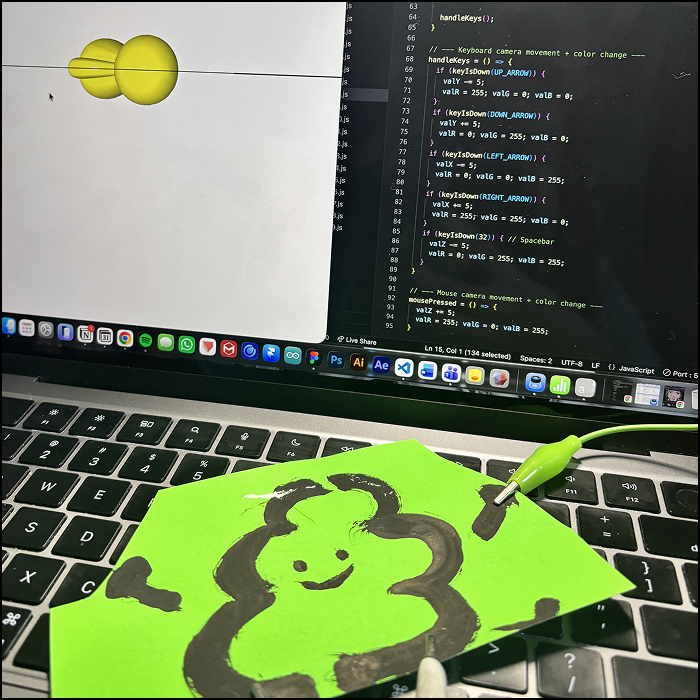 I experimented with different code and placement of the clips.