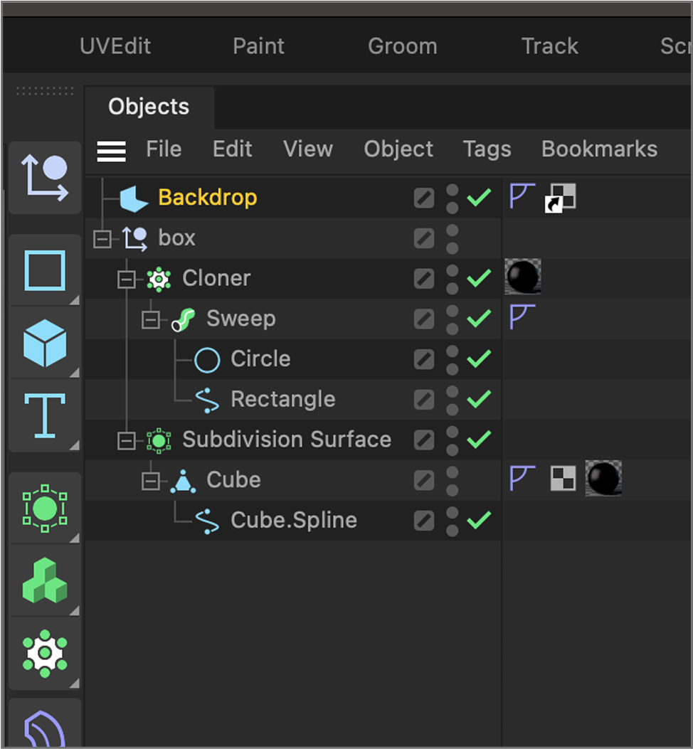 Object manager of the jewellery box.