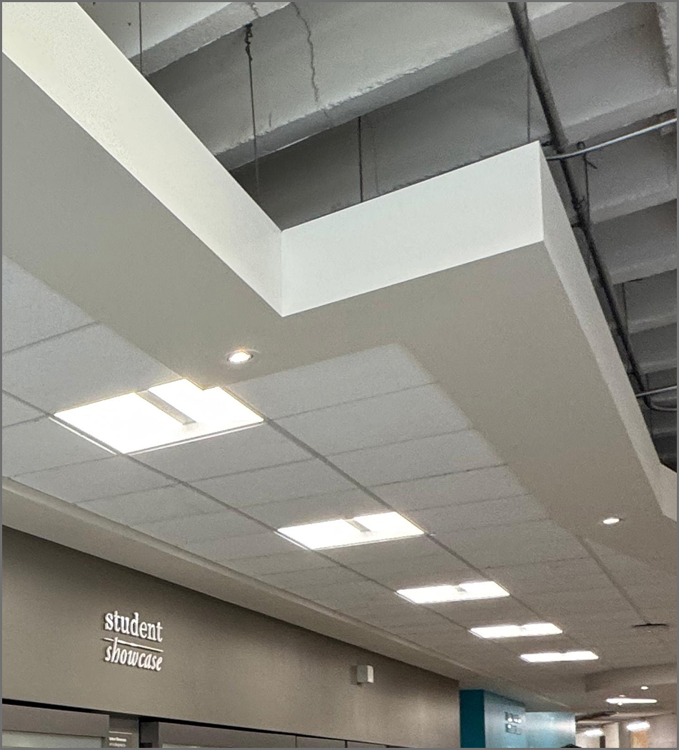 Picture taken for Workshop 1. Located near Service Hub in B-Wing.