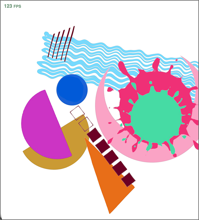 I played around with the angle with its facial recognition, and arranged objects in the code.