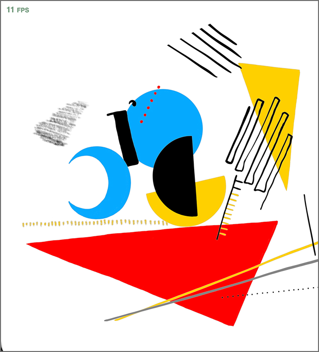 More testing with the angles and arrangement of objects.