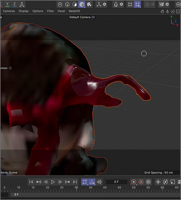 I also coloured the ribbon since its side is thin, making Scaniverse capture the background as part of the ribbon.