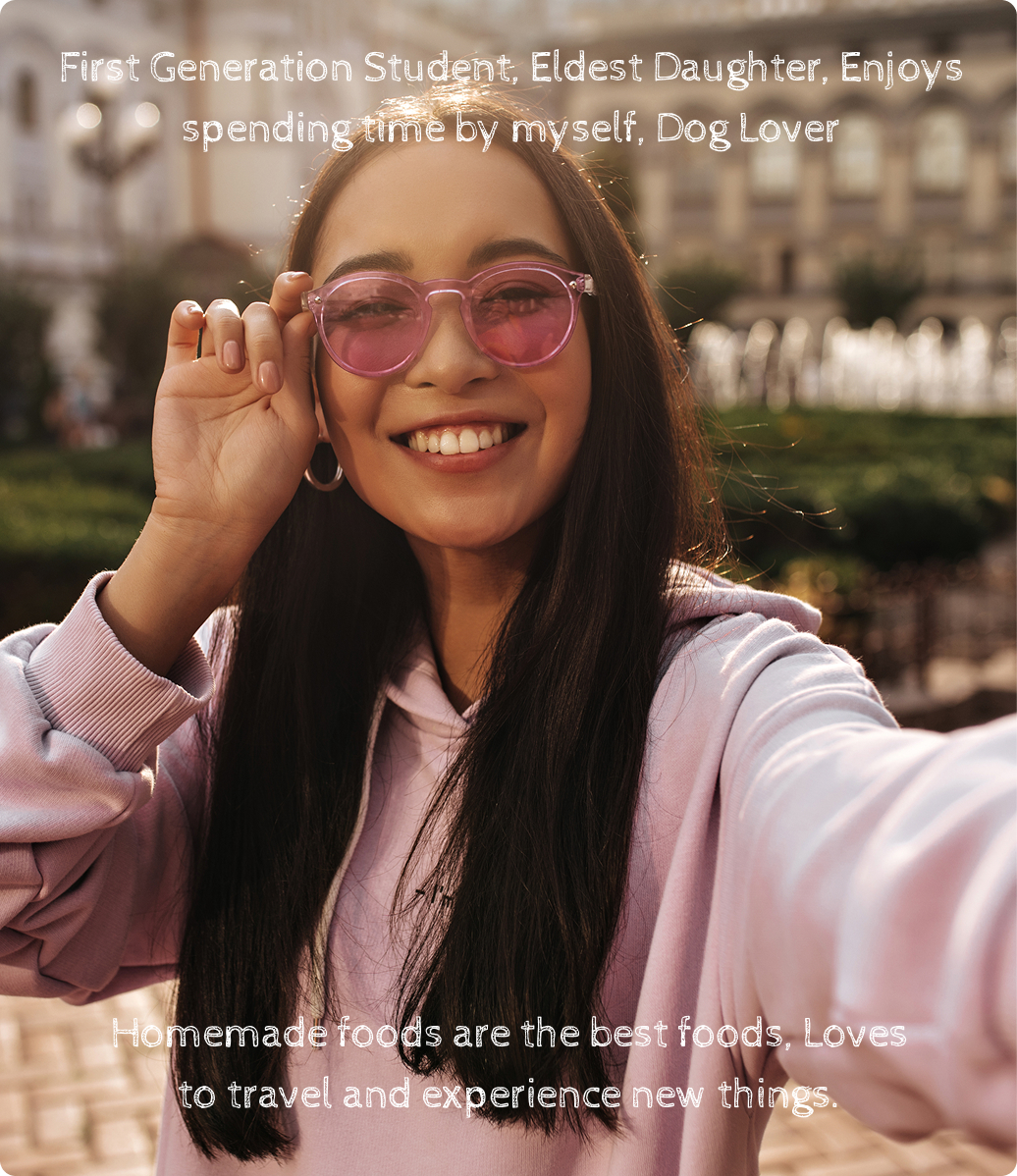 Adding text around the subject will help add contextual factors that viewers cannot see with a still image.